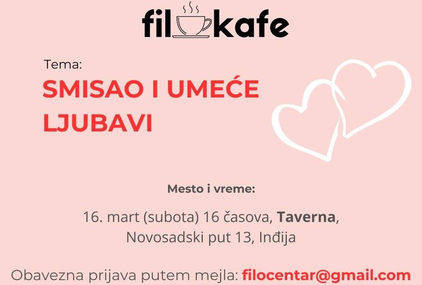 Prvi Filokafe u Inđiji