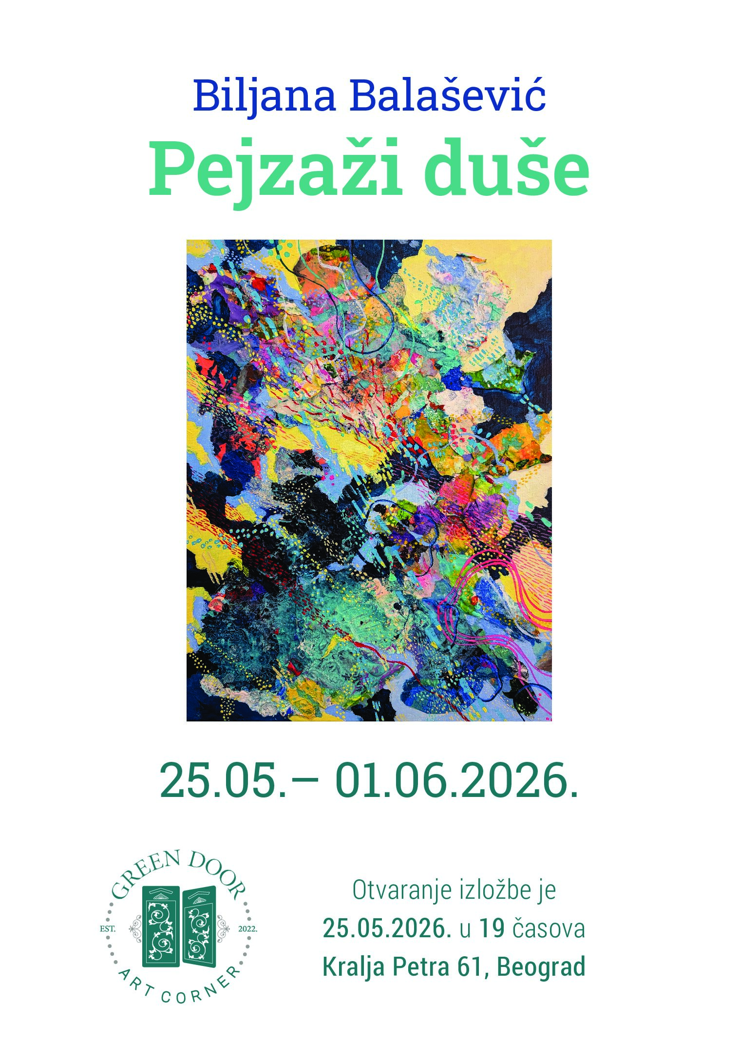 Izložba Biljane Balaševič “Pejzaži duše”