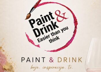 JEDNIČKA IZLOŽBA SLIKA „PAINT & DRINK – BOJE. INSPIRACIJA. TI.“